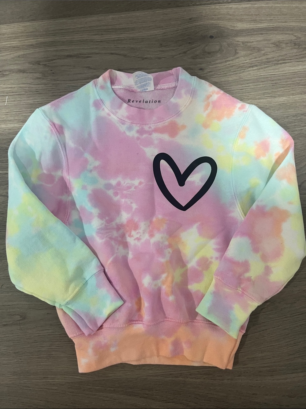 Revelation tie dye girls sweatshirt size XS never worn perfect